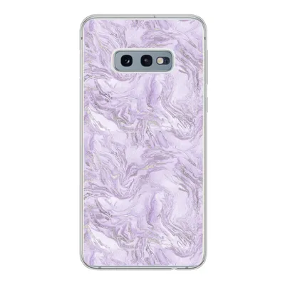 Produktbild von MuchoWow® Handyhülle Schutzhülle Hülle für Samsung Galaxy S10e Marmor - Silber - Muster Silikon Softcase Handy Hülle - Handy
