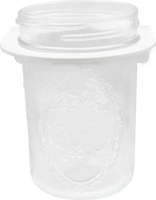 Obrázok produktu pre Prírodný tovar Berlin BECHER FLOAT, dizajnový pohár na zubné kefky zo skla s oceľovým držiakom na stenu, držiak na čajovú sviečku, držiak na sviečku alebo dekoráciu, biely, 1 kus