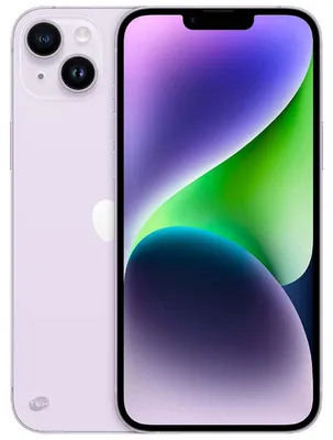 Produktbild von Apple iPhone 14 Plus, 17 cm (6.7"), 2778 x 1284 Pixel, 128 GB, 12 MP, iOS 16, Violett