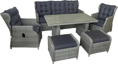 Produktbild von »Canelli« Dininglounge, Polyrattan, braun