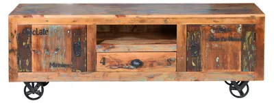 Immagine prodotto di Mobile TV Verrier in legno riciclato, 55 cm x 160 cm x 40 cm Giner y Colomer