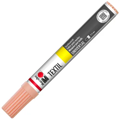 Textilmalstift 2-4 mm Spitze, Fleischfarbe, 1 Stück