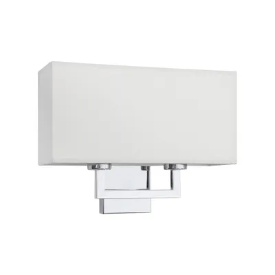 Immagine prodotto di Applique HOTEL cromata bianca 2xE27x60W in tessuto, dimensioni: 27x35,5x15 cm, IP20, Nowodvorski Lighting