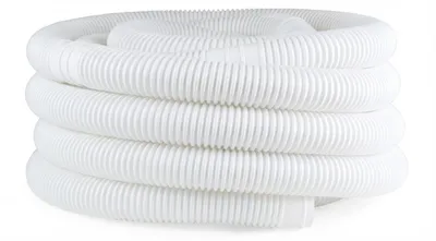 Produktbild von Poolschlauch Schwimmbadschlauch Saugschlauch 38 mm 15 Meter Weiß
