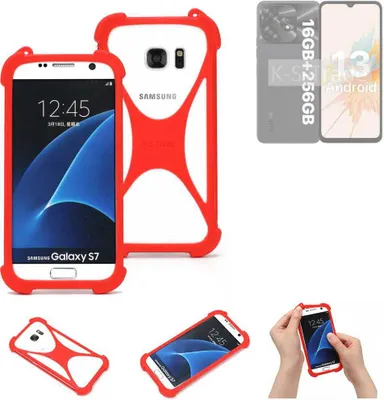 Produktbild von K-S-Trade Handy-Hülle kompatibel mit UMIDIGI A15 Schutz-Hülle Bumper Silikon Schutz Hülle Cover Case Silikoncase Silikonbumper TPU Softcase