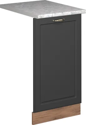 Obrázok produktu pre Predný panel umývačky riadu Vicco Fame-Line Antracitové zlato 45 cm s pracovnou doskou, Model 55246