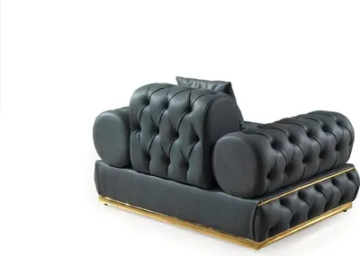 Produktbild von Luxus Chesterfield Sofagarnitur 3+1 Sitzer Garnitur Sofa Sessel Sofas Polster