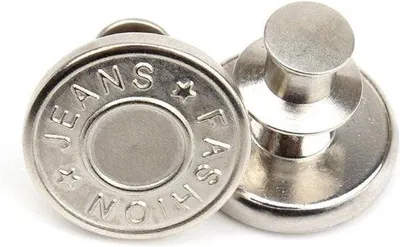 Productafbeelding van Knoopgatknop 17 mm - Directe jeansknop