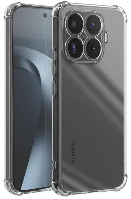 Immagine prodotto di Mayaxess, custodia in silicone resistente agli urti con angoli rinforzati per Xiaomi 17T Pro, trasparente