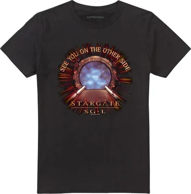 Image de Stargate SG-1 - "Other Side" T-shirt Homme/Femme Unie TV21553 (XXL) (Noir)