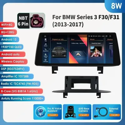 Immagine prodotto di Sistema multimediale per autoradio - Autoradio - Sistema di navigazione - Lettore Bluetooth - Schermo touchscreen - 10,25 pollici QLED