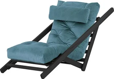 Produktbild von Sessel Nappa mit verstellbarer Rückenlehne-Velluto 12-black
