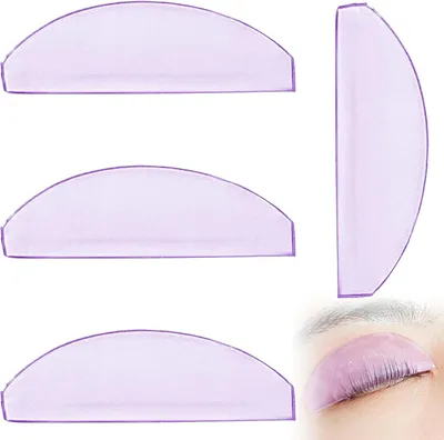 Produktbild von Wimpernlifting-Pads – Pads für Wimpernlifting – Wimpernlift-Pads – Pads für den Unteraugraum – Augenklappe – 4 Stück, Rosa