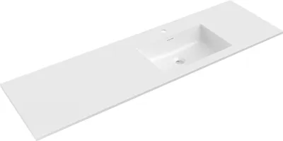 Produktbild von Mexen Otis Unterbauwaschbecken rechts 161 x 46,5 cm, weiß glänzend - 25181600P