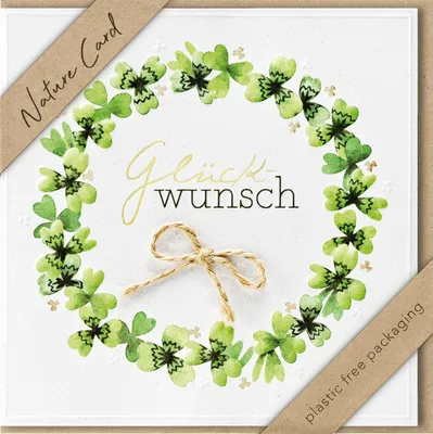 Produktbild von bsb 694003-2 Allgemeine Glückwunschkarte - Natur Card, inkl. Umschlag