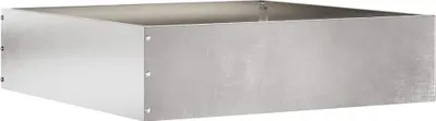 Produktbild von Raseneinfassung Silber 50 x 50 x 13 cm Edelstahl