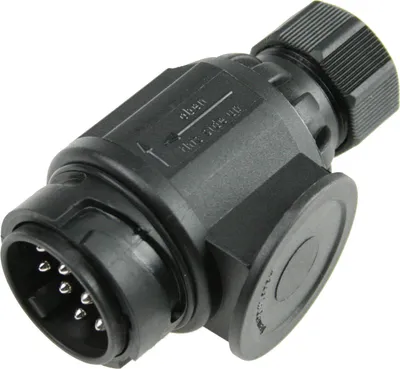 Produktbild von as-Schwabe Camping Stecker 13-polig 12V Anhänger-Stecker Wohnwagen IP44