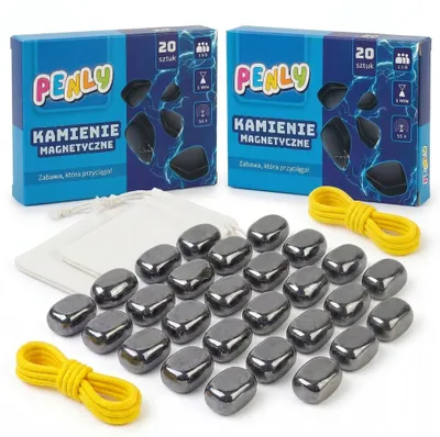 Obrázek produktu pro Magnetické stavebnice 20 ks vzdělávací hračka pro děti konstrukční magnety — 2 ks, Obrázek vytvořený pomocí AI