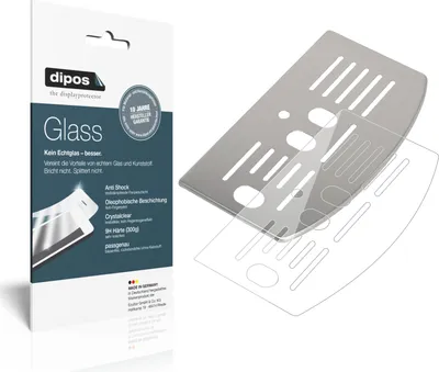 Produktbild von 2x Schutzfolie für De Longhi ECAM 23.120 Tropfblech - Anti-Shock 9H Folie dipos Glass Kunststoffglas
