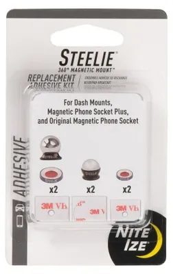 Productafbeelding van Steelie® Universele vervangingskit voor dashboardhouder + telefoonhouder
