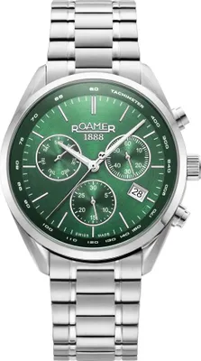Immagine prodotto di Orologio da uomo ROAMER 993819 41 75 20, verde, sportivo, adatto al nuoto.