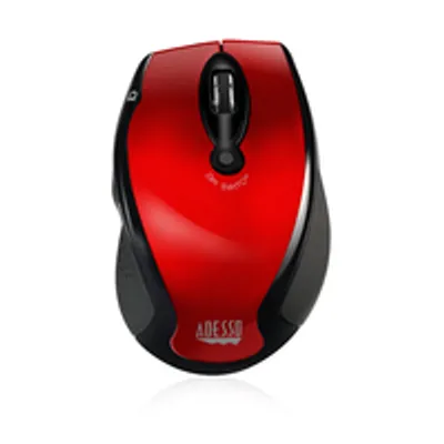 Immagine prodotto di Adesso iMouse M20R Adesso Wireless Ergonomic Optical Mouse (Red), iMouse M20R
