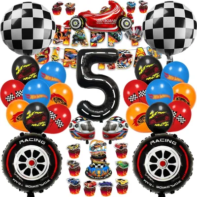 Obrázok produktu pre Hot Wheels súprava na dekoráciu narodeninovej oslavy pre chlapcov (3)