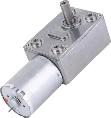 Obrázok produktu pre Redukčný motor na jednosmerný prúd s veľkou torznou šnekovou prevodovkou 6V (5RPM)