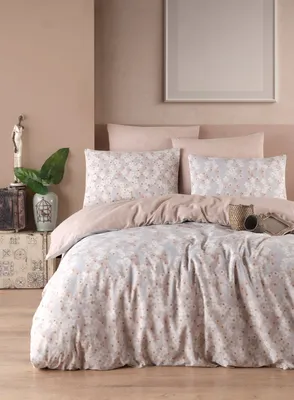 Immagine prodotto di Set di lenzuola "Essentiel Maison", color rosa polvere, composto da 2 pezzi, dimensioni 200x200 cm, 100% cotone