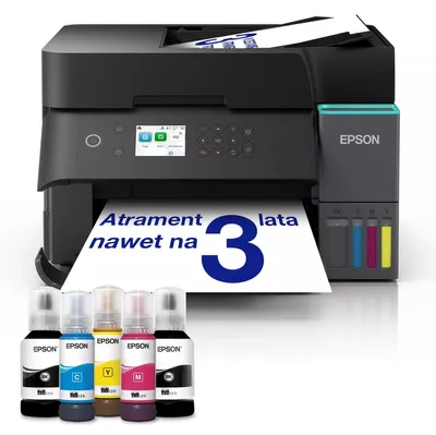 Obrázok produktu pre Epson EcoTank L6370, Farebná tlač, 4800 x 1200 DPI, A4, Čierna