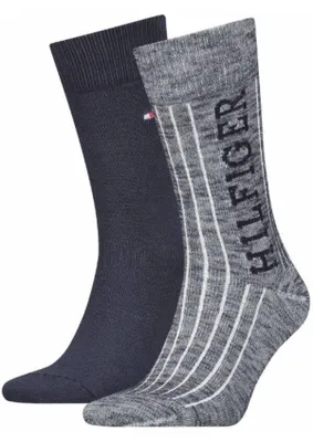 Zdjęcie produktu dla Skarpety męskie Tommy Hilfiger 701224900 granatowy 2 PACK Socks: 39-42 2PAK