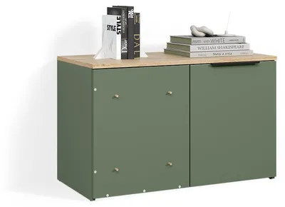 Image de Commode Livinity Piave Vert avec porte, Model 58831