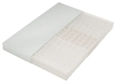 Produktbild von Kaltschaummatratze 140 x 200 cm, 7 Zonen, 20 cm hoch, H2/H3, Weiß