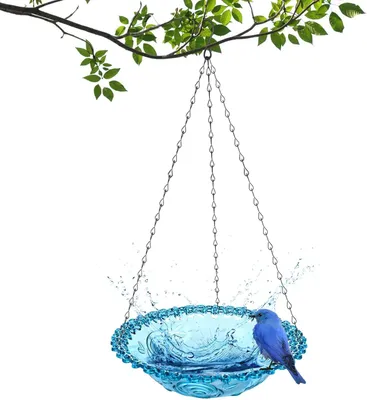 Immagine prodotto di Distributore di cibo per uccelli, adatto per essere appeso. Casetta per uccelli, abbeveratoio per uccelli, ideale per il giardino. Casetta per uccelli, adatta per essere appesa nel vostro giardino
