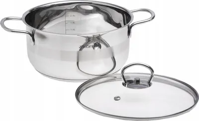 Produktbild von KAMILLE Topf FABIAN Edelstahl TOPF 3,0 l Induktion Kochtopf mit Deckel