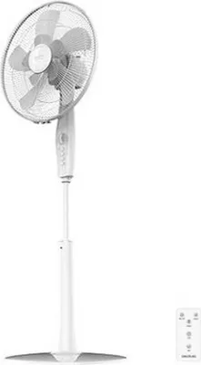 Produktbild von Cecotec EnergySilence 1010 ExtremeConnected, Haushalts-Lamellenlüfter, Metallisch, Weiß, Flur, 40 cm, Tasten, Kabellos, 15 h