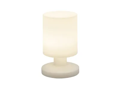 Produktbild von Reality Leuchten LED Akku-Tischleuchte Lora weiß warmweiß