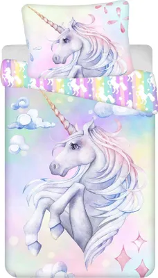 Produktbild von Unicorn Bettbezug - Einzel - 140 x 200 cm - Baumwolle - pre order