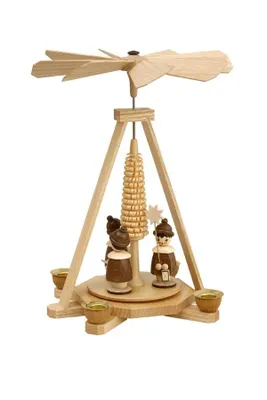 Produktbild von Pyramide Kurrende natur BxHxT 21,5x25x21,5cm NEU