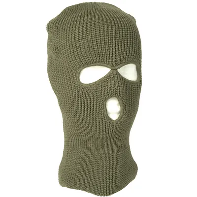 Produktbild von MFH Balaclava, 3-Loch, Polyacryl, oliv