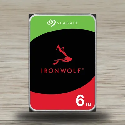 Produktbild von Seagate 6TB IronWolf Interne NAS-Festplatte | SATA 6 Gb/s (ST6000VNZ06)