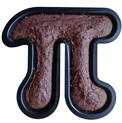 Produktbild von Backform Pi-Kuchen Design, ca. 35 x 3,5 x 32,5 cm, 1,4 Liter, Antihaftbeschichtung