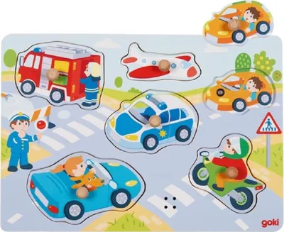 Obrázok produktu pre Goki Soundpuzzle Verkehr, mit Fahrzeuggeräuschen