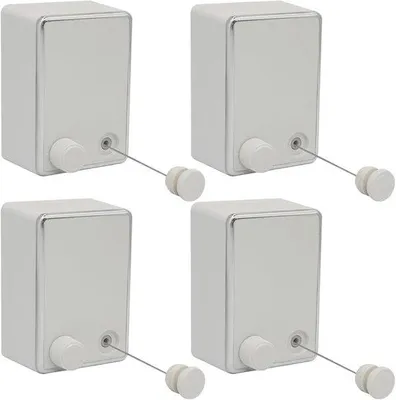 Image de Lot de 4 filets à linge blancs