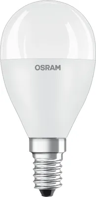A white LED light bulb with a silver base.