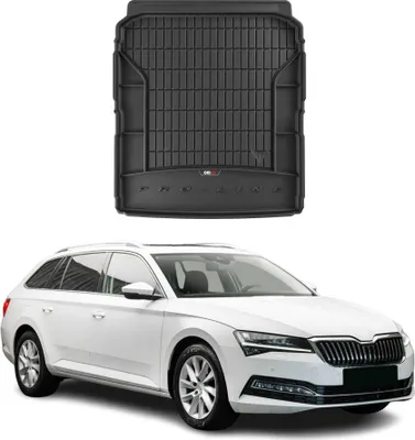 Produktbild von OMAC Gummi Kofferraumwanne für Skoda Superb Kombi 2015-2025 TPE Laderaumwanne