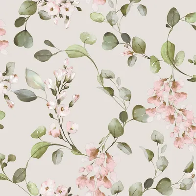 Produktbild von Rasch - "Rosalie" Floral Tapete AG3862 (Einheitsgröße) (Cremefarbe/Pink)