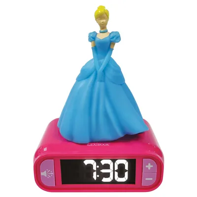 Produktbild von Disney Princesses Cinderella 3D Wecker mit Nachtlicht