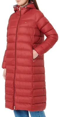 Produktbild von Tommy Hilfiger Damen Lw Down Maxi Daunenmantel, Rot, S