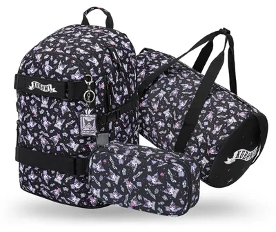 Produktbild von Baagl Schulrucksack Set Mädchen 3 Teilig Ergonomischer Ranzen 25 l - Kuromi